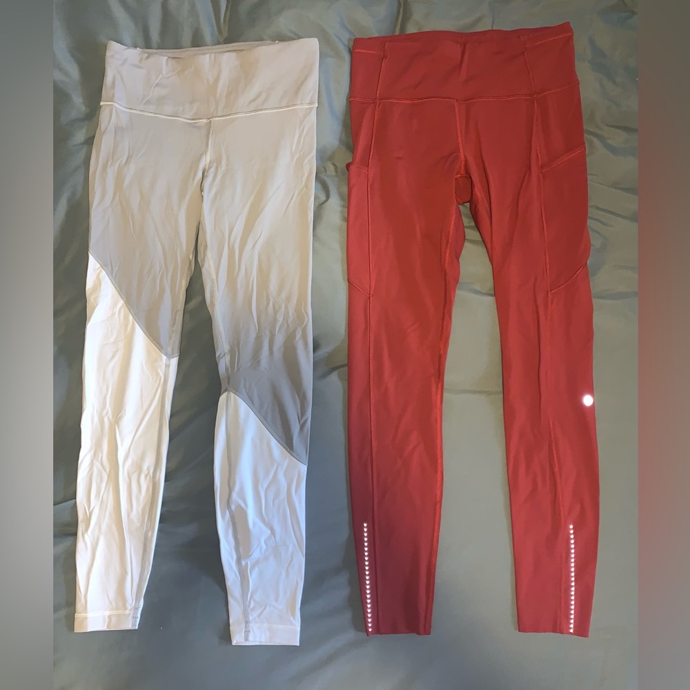 Size 8 Lululemon Leggings, 2 pair